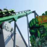 The Incredible Hulk Coaster at Islands of Adventure's Marvel Super Hero Island.